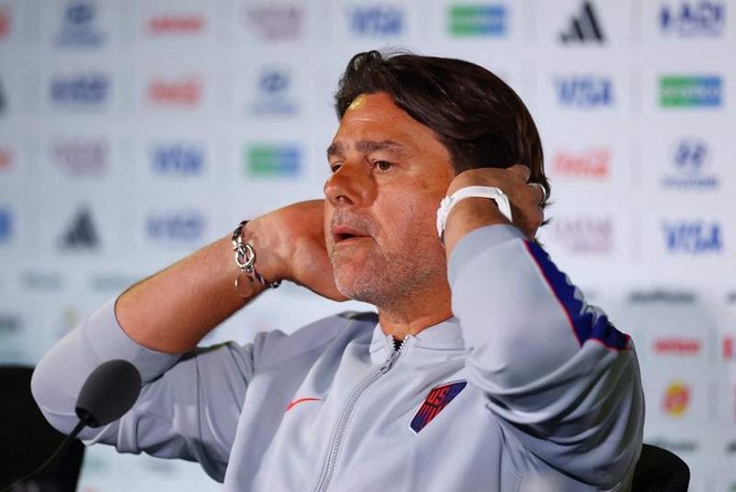 Image from: Mauricio Pochettino hits out at reporters for not congratulating him after winning group with US