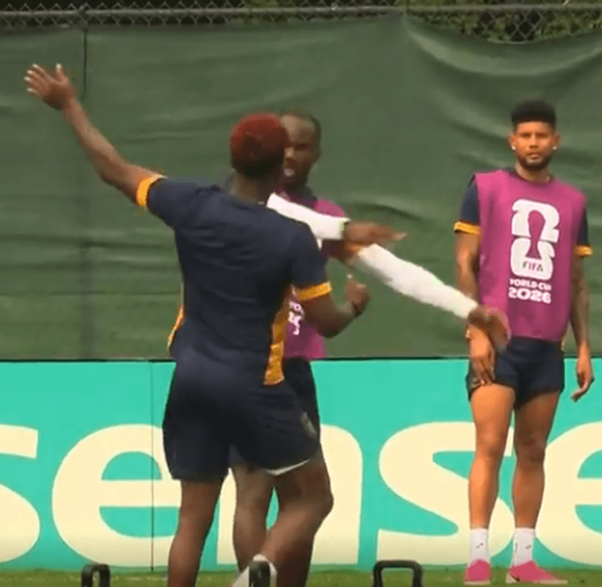 Image from: Panama players forced to be separated in training ahead of England match at World Cup