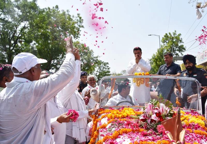 Image from: Rao Narbir lays stone of biodiversity park in Rewari; MLA, dist BJP chief stay away