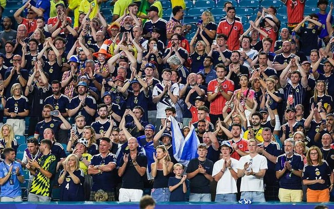 Image from: Scotland fans start to leave United States as chances of qualification narrows