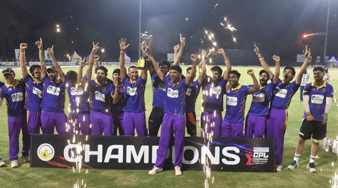 Image from: Nikhil slams ton as Warriors win Chandigarh Premier League title