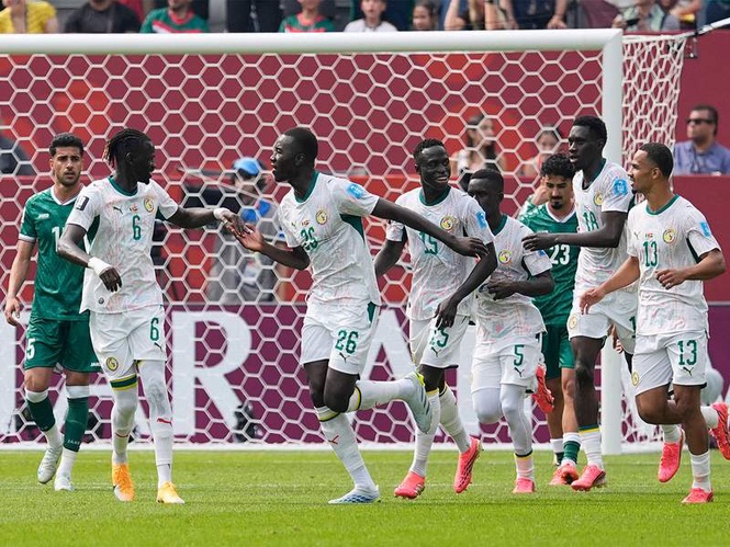 Image from: FIFA World Cup 2026: Senegal crush 10-Man Iraq 5-0 to boost knockout stage hopes