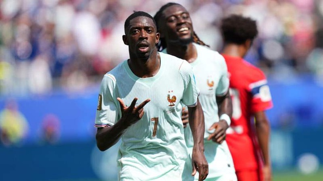 Image from: World Cup 2026: Dembélé scores sensational hat-trick as France beat Norway to top group