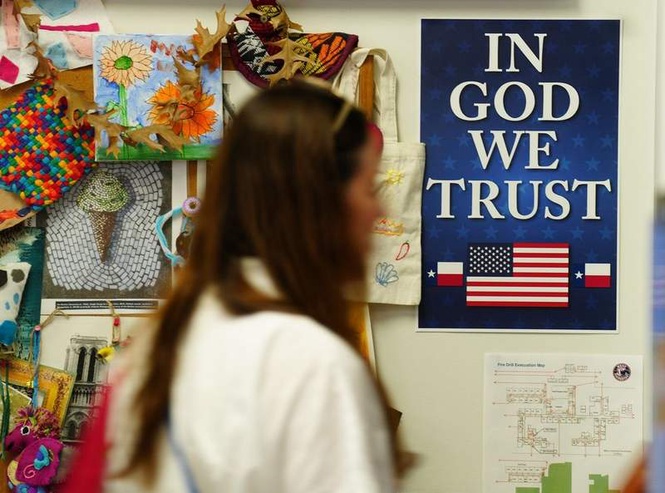 Image from: US students to study Bible stories in bid to to infuse Christian teachings into classrooms