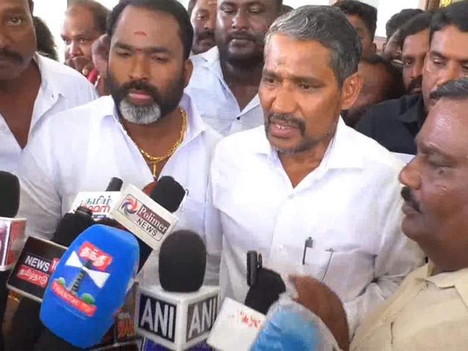 Image from: 'Steering DMK towards BJP's path': VCK MLA Vanni Arasu on A Raja's ' Stalin contesting alone' remarks