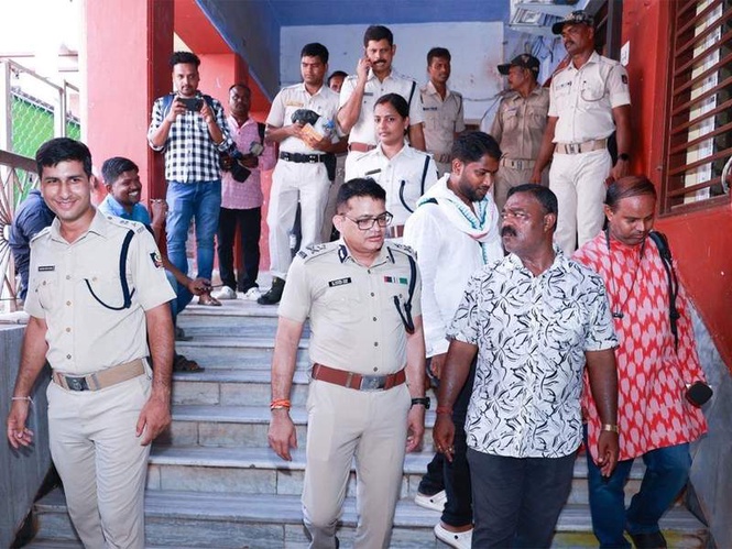 Image from: Odisha Police tighten security ahead of 'Snana Yatra' of Lord Jagannath in Puri