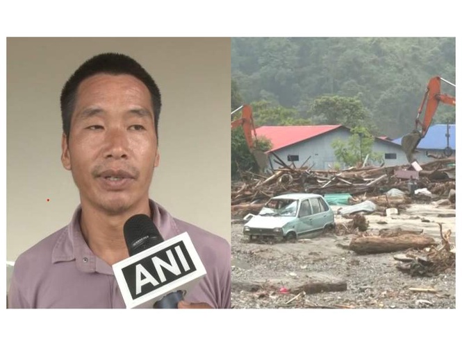 Image from: Arunachal Pradesh: Search, rescue operations continue for 4 missing people following flash flood at NEEPCO Colony