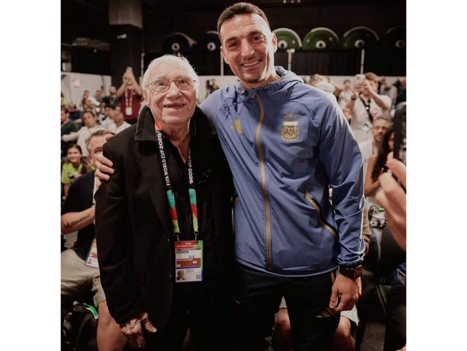 Image from: FIFA World Cup 2026: Argentina head coach Scaloni pays tribute as veteran journalist Macaya Marquez covers 18th edition of World Cup