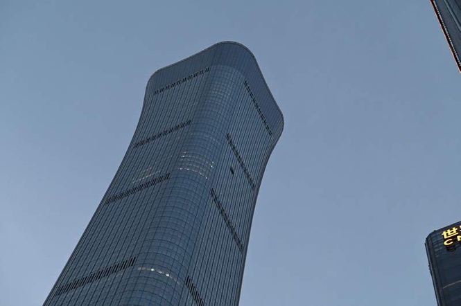 Image from: Beijing confirms plane collision with skyscraper in no-fly zone