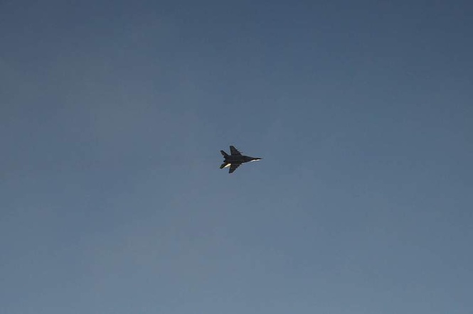 Image from: Pilot ejects in Ukrainian jet fighter crash