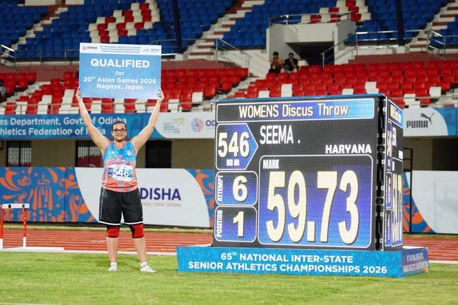 Image from: Bhiwani’s CBLU research scholar Seema qualifies for Asian games 2026