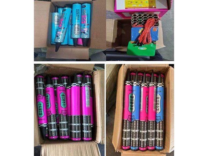 Image from: DRI busts firecracker smuggling syndicate, seizes Chinese-origin firecrackers worth Rs 35 crore in operations at Chennai and Mumbai; 12 arrested