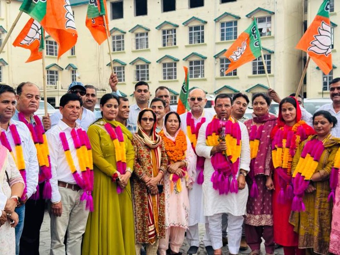 Image from: BJP captures top posts in Palampur Block Development Samiti polls