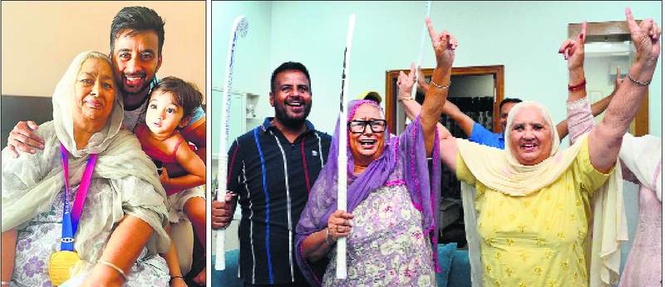 Image from: For hockey player Manpreet’s mother, India’s 7-1 win over Pakistan perfect icing on his birthday cake