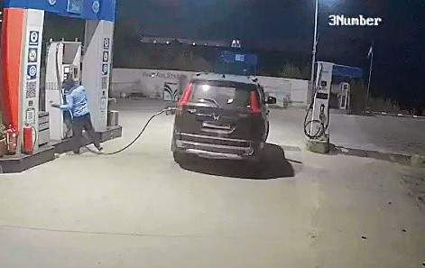 Image from: SUV driver flees without paying for petrol worth Rs 6,000 in Gurugram