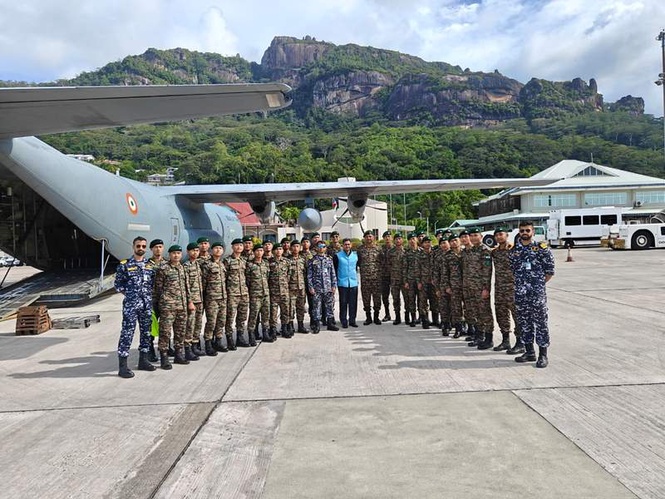 Image from: Army, Navy contingents to participate in Seychelles’ National Day celebrations