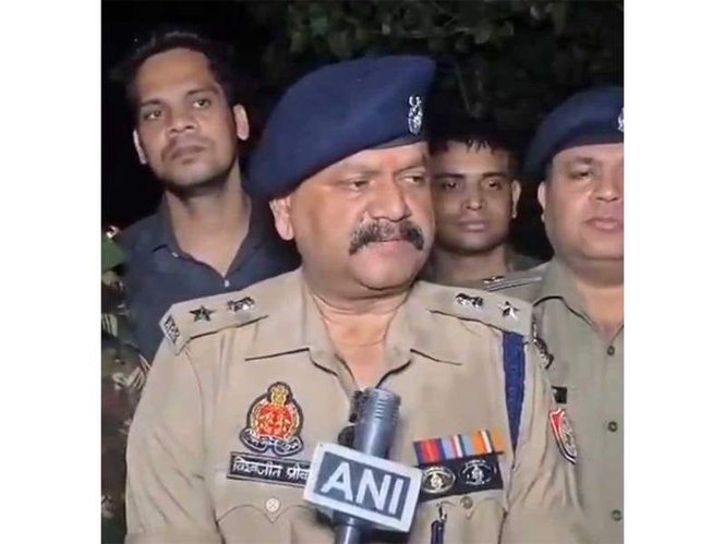 Image from: Man facing theft charges injured in encounter: Bahraich Police
