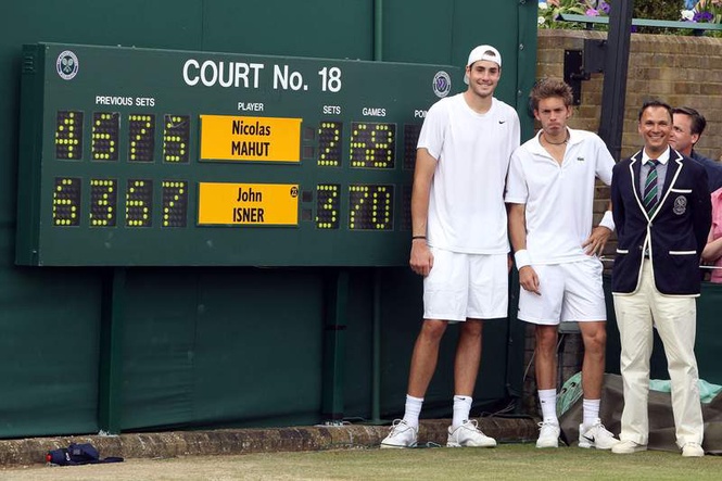 Image from: Isner vs Mahut: Remembering the longest match in Wimbledon history