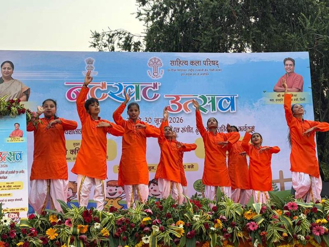 Image from: Natkhat Utsav-2026 inspires young artistes as 2,000 children showcase creativity across Delhi