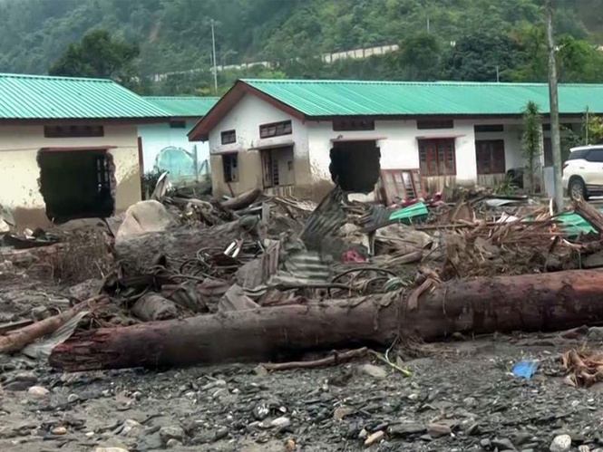 Image from: "We saved only our lives...": Arunachal families recall harrowing experience of flash flood wiping out homes