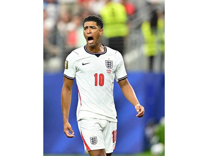 Image from: FIFA World Cup 2026: Bellingham becomes youngest England player to score a goal and assist in a World Cup match