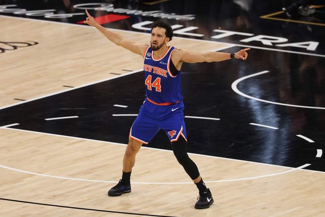 Image from: Landry Shamet explains why Knicks Finals game Donald Trump attended ‘didn’t feel like a home game’