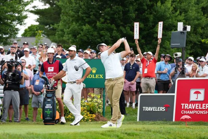 Image from: Why Scottie Scheffler should be most concerned about Viktor Hovland’s performance at the Travelers Championship