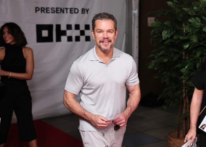 Image from: Matt Damon spotted at World Cup game watching Cristiano Ronaldo’s Portugal