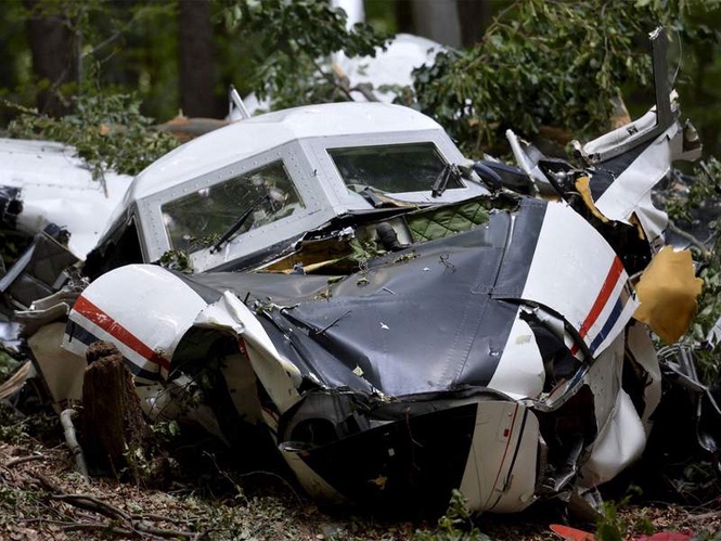 Image from: Civilian plane crashes in eastern France; 11 dead