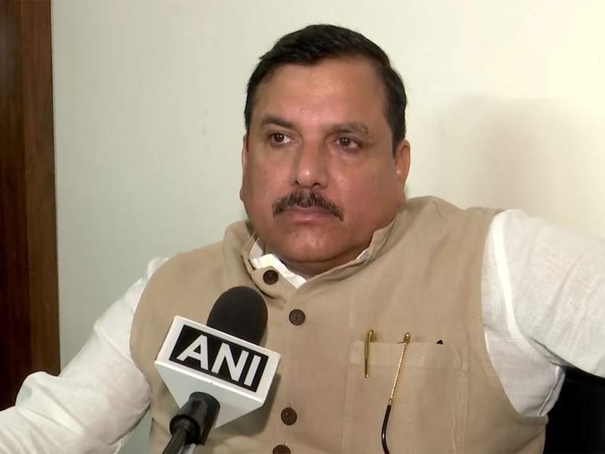 Image from: "Donation theives":  AAP MP Sanjay Singh on Ram Mandir donation row