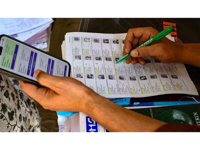 Image from: Telangana SIR exercise: 1.43 crore enumeration forms distributed across state, says EC