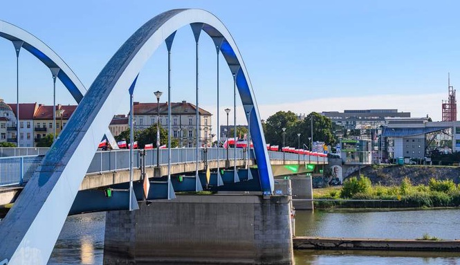 Image from: Polish border city Słubice breaks century-old heat record