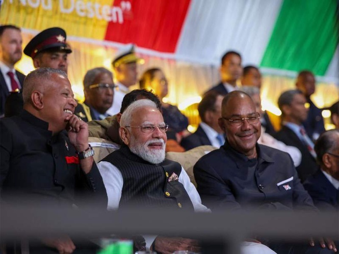 Image from: In a first, PM Modi attends Seychelles National Day revelry as Guest of Honour