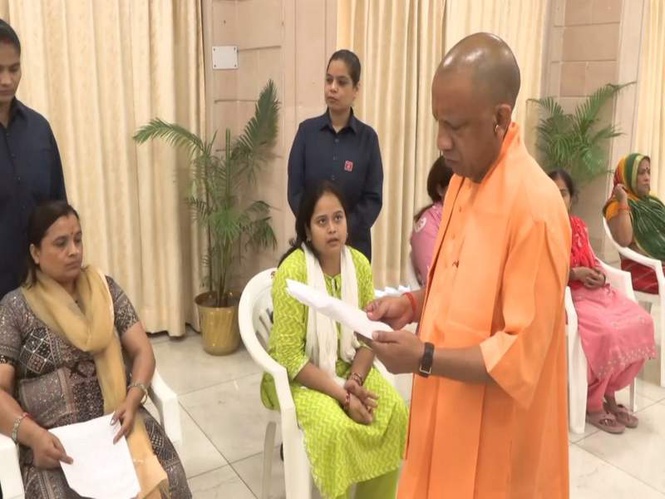 Image from: UP: CM Yogi Adityanath holds 'Janta Darshan' in Lucknow, listens to public grievances