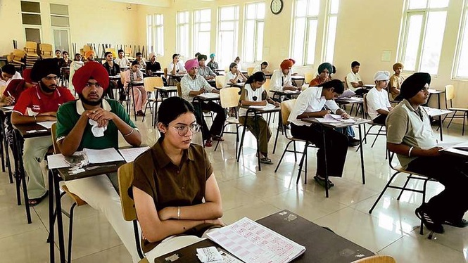 Image from: Over 1,000 aspirants take Punjab Agricultural University entrance exam