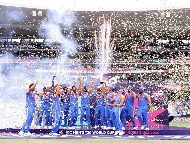 Image from: Suryakumar Yadav relives India's T20 World Cup 2024 triumph with heartfelt message
