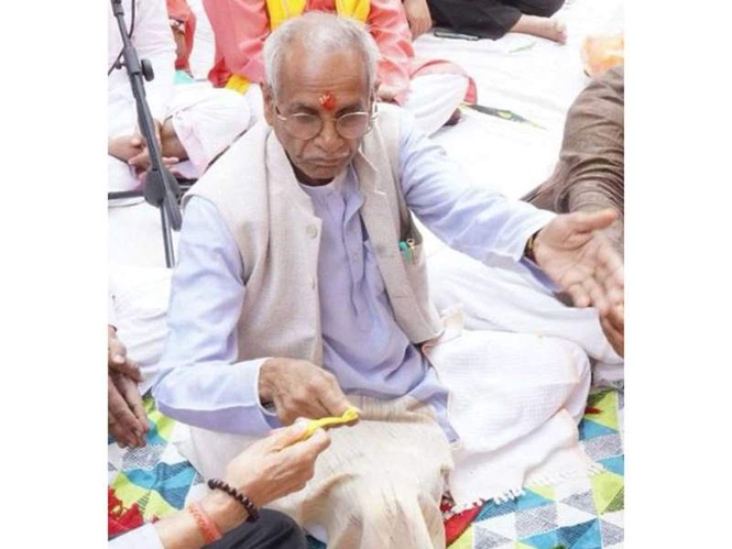 Image from: Police record statement of Champat Rai on Ram Mandir donation embezzlement case