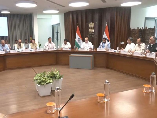 Image from: Union Home Minister Amit Shah chairs meeting on Haryana-Rajasthan Yamuna water sharing agreement