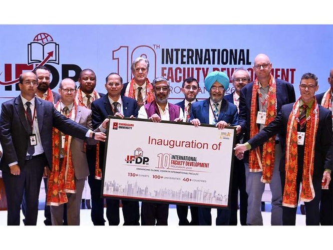 Image from: 37 World’s top 2% Scientists participate in Chandigarh University’s 10th International Faculty Development Program 2026