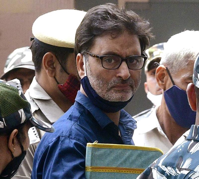 Image from: Yasin Malik named prime accused in 1990 killing of nurse Sarla Bhat