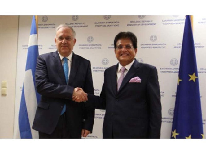Image from: India-Greece discuss stronger trade, investment and supply chain cooperation: Piyush Goyal