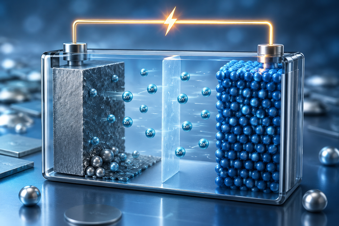 Image from: INST Mohali scientists develop technology to manufacture safer, longer-lasting and cheaper rechargeable zinc batteries