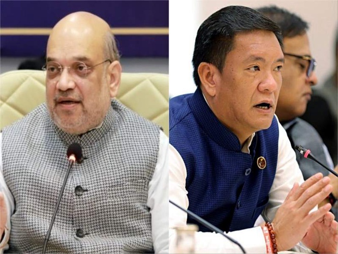 Image from: Amit Shah holds phone call with Arunachal CM Pema Khandu amid flood crisis, assures Centre's support