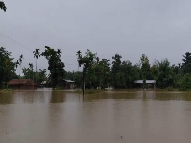 Image from: We stand united with flood-hit Dhemaji; No citizen will be left behind: Assam BJP