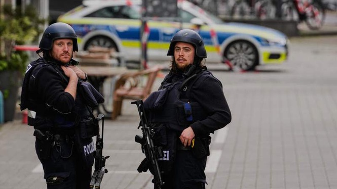 Image from: At least six killed in shooting in Stade in northern Germany, police say