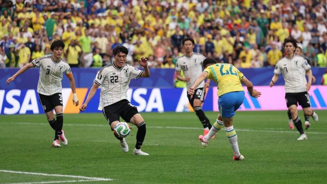 Image from: World Cup 2026: Brazil down Japan with last-gasp Martinelli goal to reach last 16