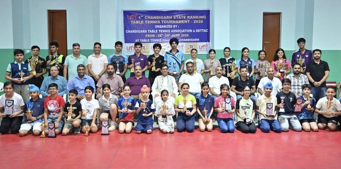 Image from: Vishal Garg, Vani win U-19 state table tennis titles