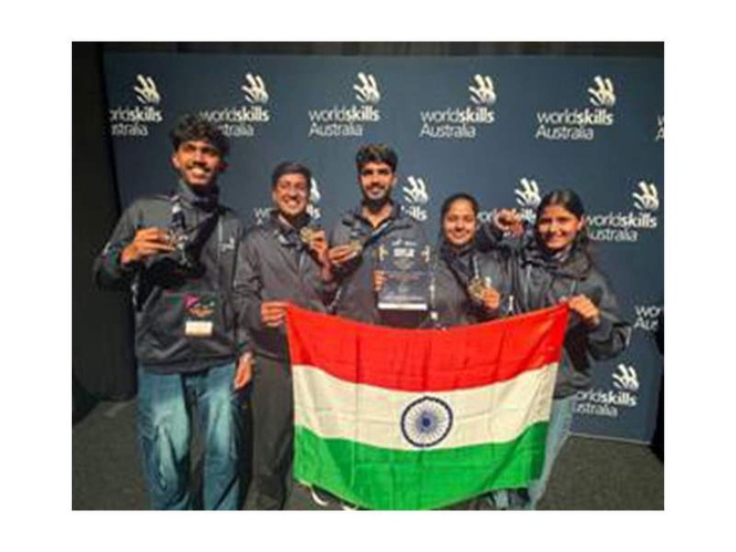 Image from: Team India clinches three gold, one silver and one bronze at Global Skills Challenge Australia