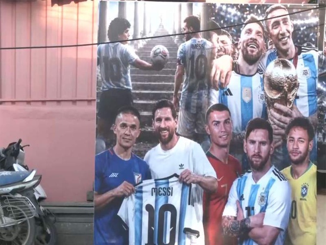 Image from: FIFA World Cup 2026: WC fever hits Hyderabad, Yapral Streets transform into global football shrine