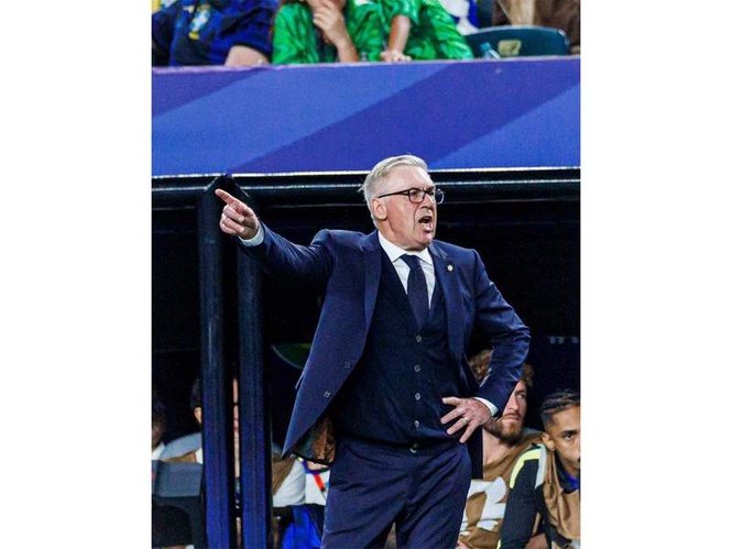 Image from: FIFA World Cup 2026: Brazil Coach Ancelotti explains why he did not celebrate Martinelli's late winner against Japan wildly